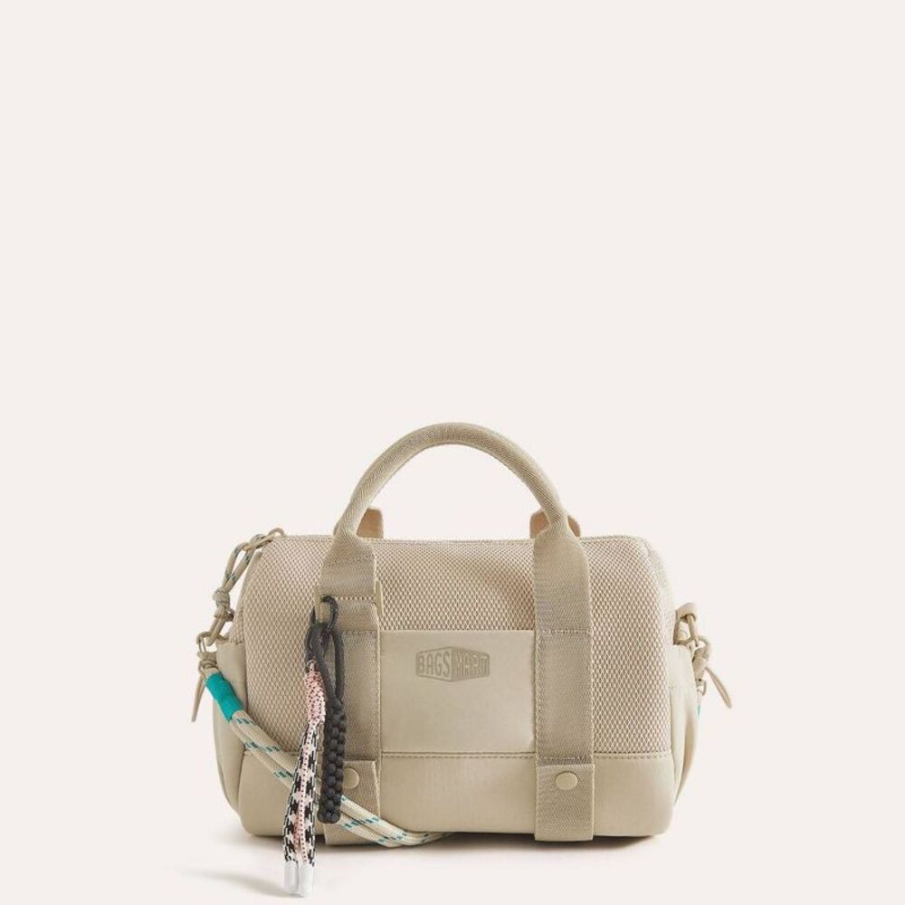 Bagsmart Unstructured REIKI 5.5L Miniature Gym Duffel Bag - Beige